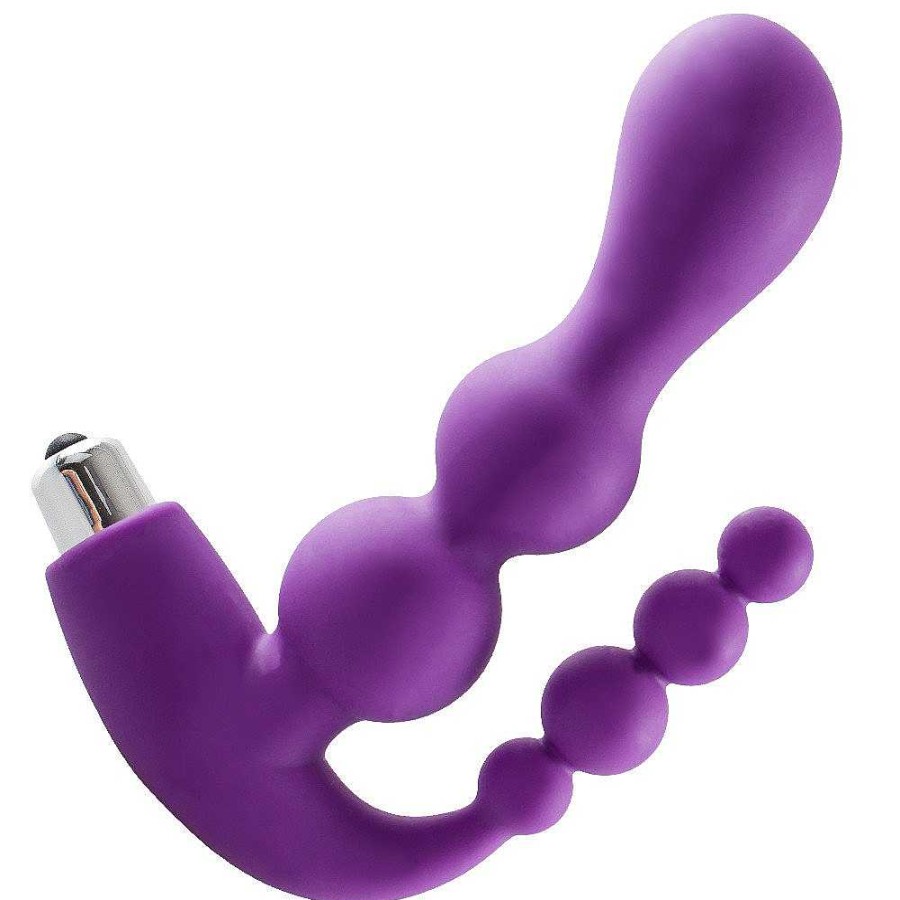 Bondara Bondara Paired Play 10 Function G-Spot And Anal Vibrator Purple Vibrators