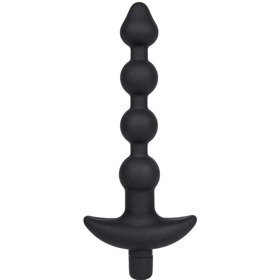 Bondara Bondara Ass-Assin 10 Function Vibrating Anal Beads - 8 Inch Black Anal Toys