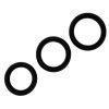 Bondara Silicone Cock Ring - 40Mm, 45Mm Or 50Mm Black Male Sex Toys