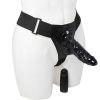 Bondara Turn Me On Uni Hollow Vibrating Strap-On - 7 Inch Black Vibrators