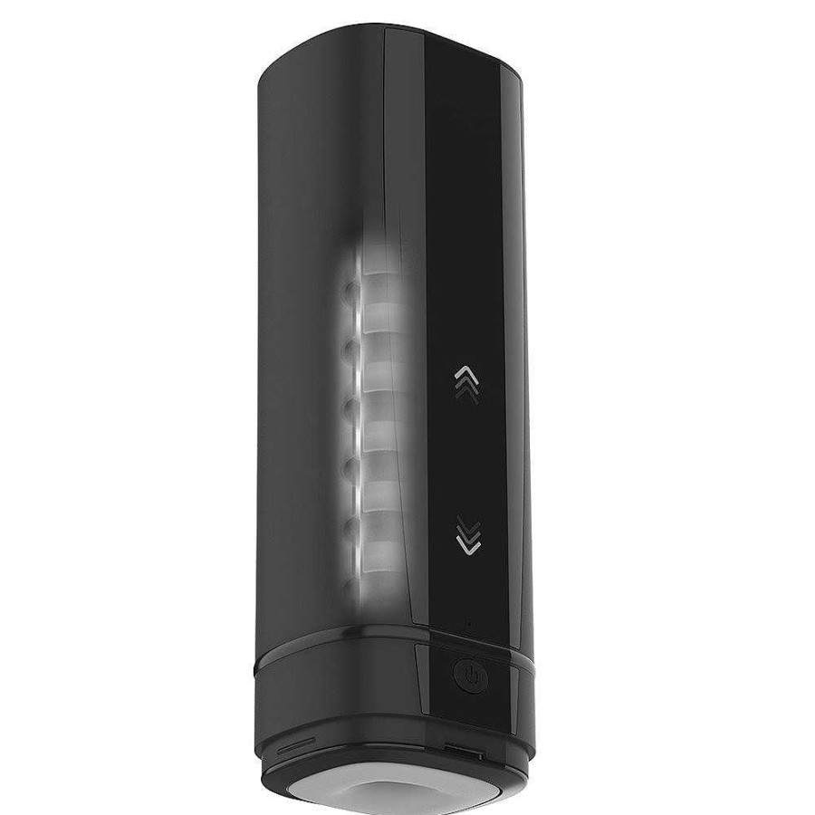 Kiiroo Kiiroo Onyx+ Interactive Teledildonic Masturbator - 6.5 Inch Black Male Sex Toys