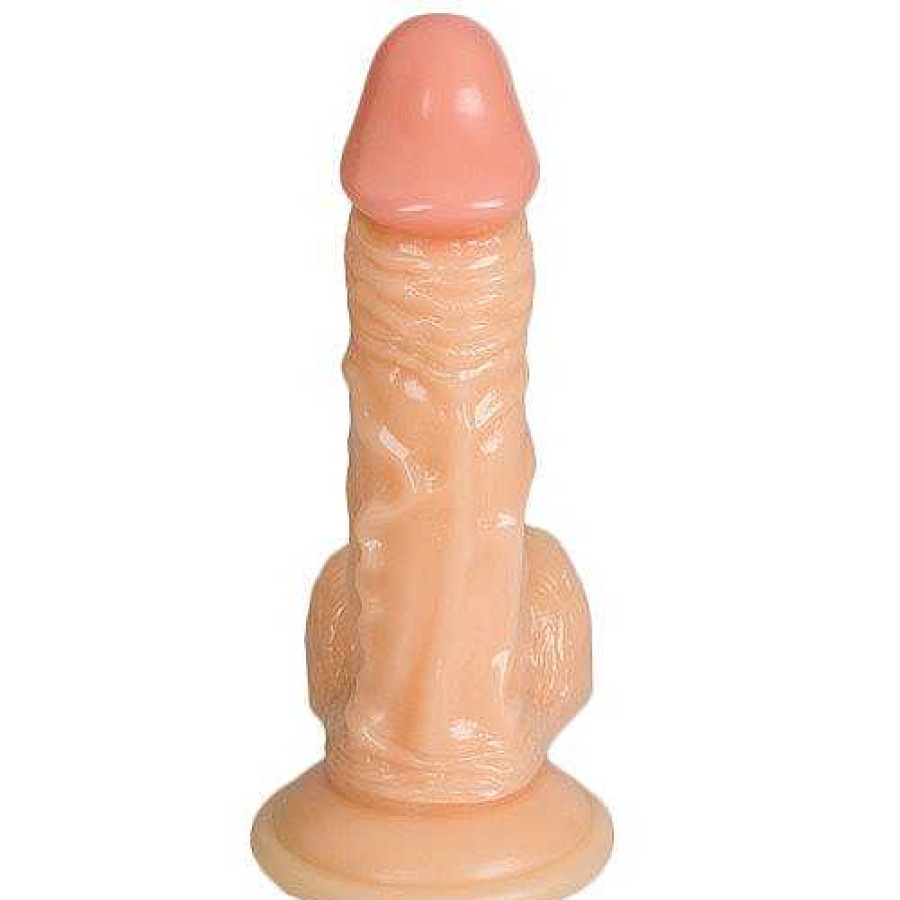 Bondara Bondara Suction Cup Realistic Dildo With Balls - 6.5 Inch Light Tone Dildos