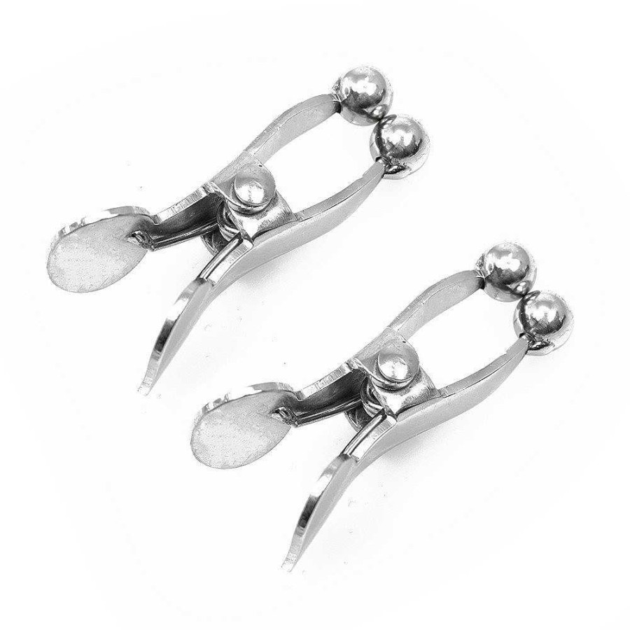 Torment Torment Pincher Stainless Steel Nipple Clamps Silver Nipple Toys & Clit Toys