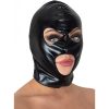 Bondara Bondara Pvc Open Mouth And Eyes Bondage Hood Black Fetish Clothing