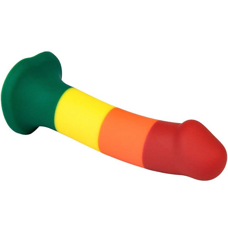 Bondara Bondara Love Sucks G-Spot Dildo - 6.4 Or 7.7 Inch Rainbow Dildos