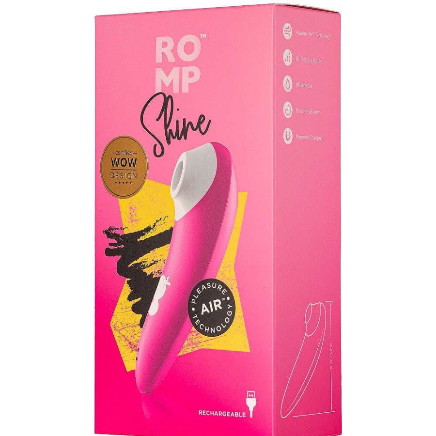 Romp Romp Shine 10 Function Clitoral Stimulator Pink Vibrators