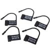 Bondara Man Cage Plastic Numbered Locks - 5 Pack Black Bondage Equipment