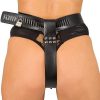 Bondara Bondara Women'S Faux Leather Chastity Belt Black Chastity Devices