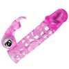 Bondara Wild Ride Vibrating Rabbit 1.5 Inch Penis Extension Pink Sleeve And Silver Bullet Sex Toys For Couples