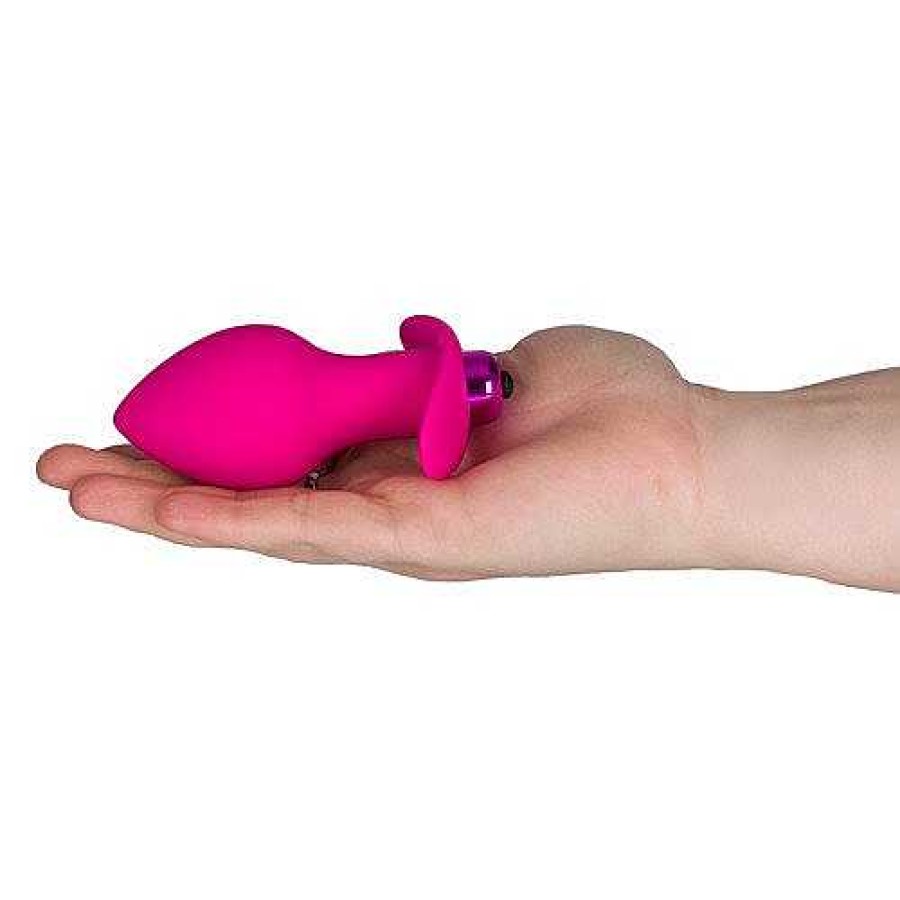 Bondara Bondara Girlfriend Bulb 10 Function Vibrating Butt Plug - 4 Inch Pink Anal Toys