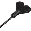 Bondara Bondara Ace Of Hearts Double Ended Flogger & Crop - 20.5 Inch Black Floggers, Whips & Ticklers