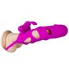 Bondara Bondara Silicone Vibrating Rabbit Cock Sleeve Magenta Sex Toys For Couples