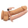 Bondara Bondara Dual Penetration Vibrating Strap-On - 6.5 Inch Light Tone Anal Toys