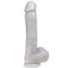 Bondara Bondara Disco Balls Glitter Suction Dildo - 9 Inch Silver Dildos