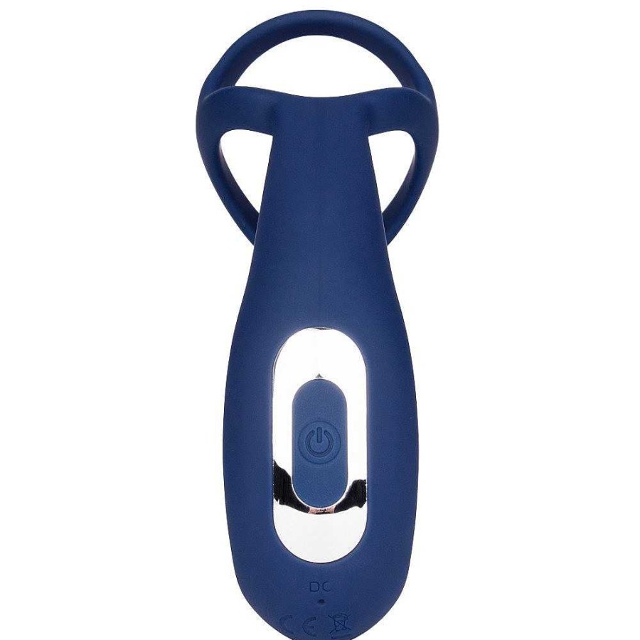 Bondara Bondara Spin Cycle 10 Function Rotating Anal Plug & Cock Ring Navy Anal Toys