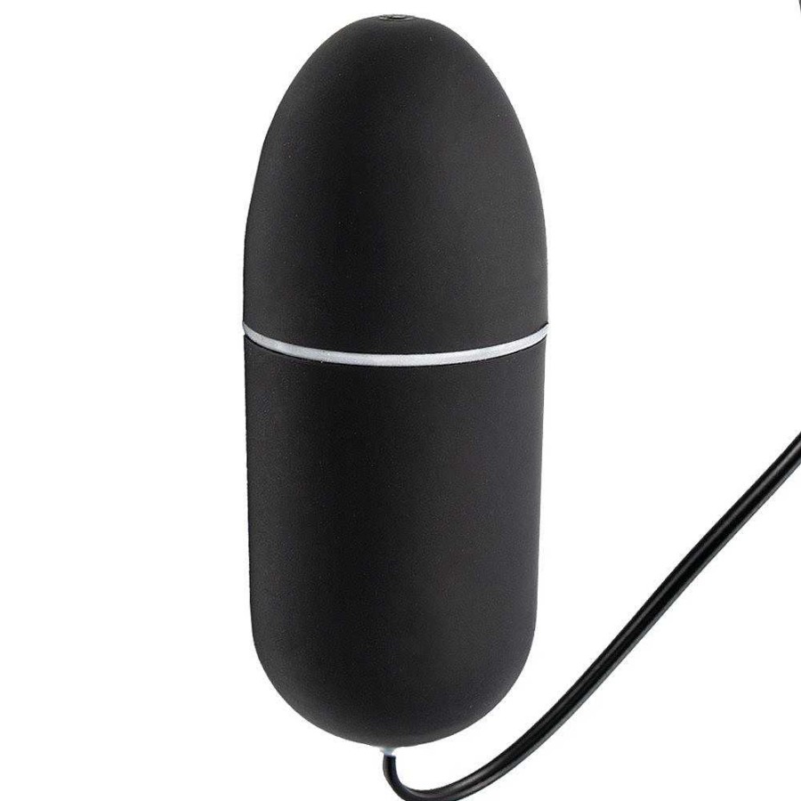 Bondara Bondara Cum First Remote Control Vibrating Love Egg Black Vibrators