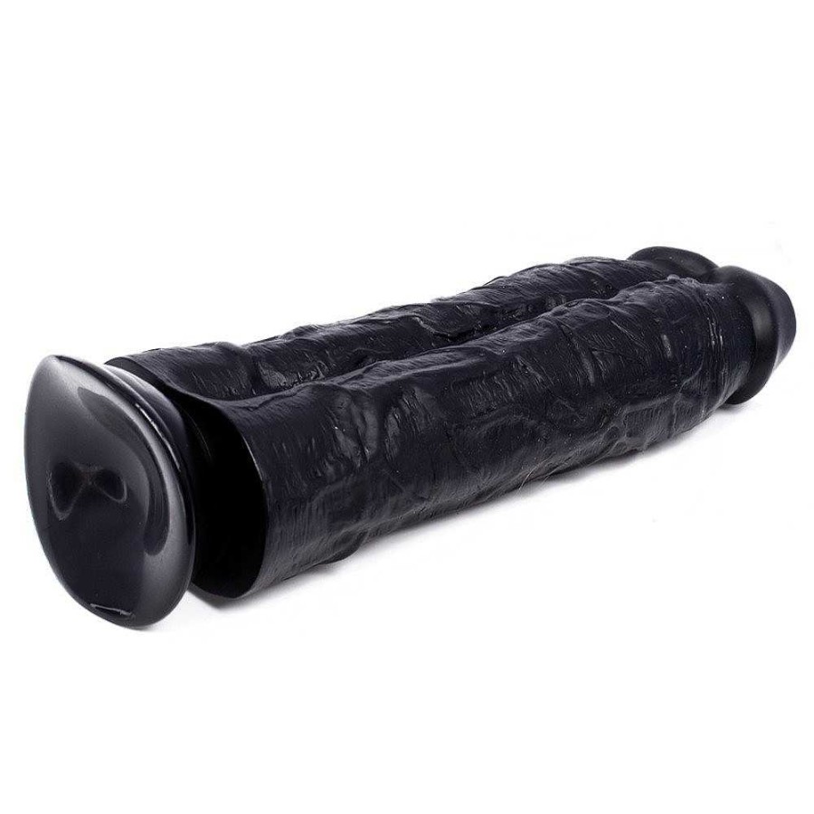 The Monsters The Stunt Double Monster Dildo - 12 Inch Black Dildos