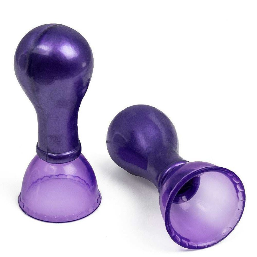 Bondara Ultimate 7-Speed Vibrating Nipple Pumps Purple Nipple Toys & Clit Toys