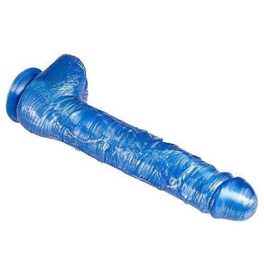 Bondara Bondara Dazzling Suction Cup Dildo - 10 Inch Blue Dildos