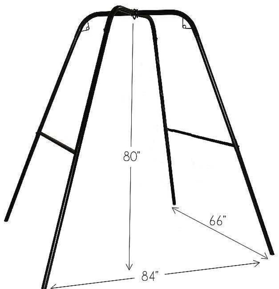 Bondara Universal Sex Swing Stand Black Bondage Equipment