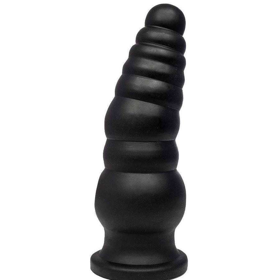 Bondara The Drillmaster Monster Butt Plug - 9.5 Inch Black Anal Toys