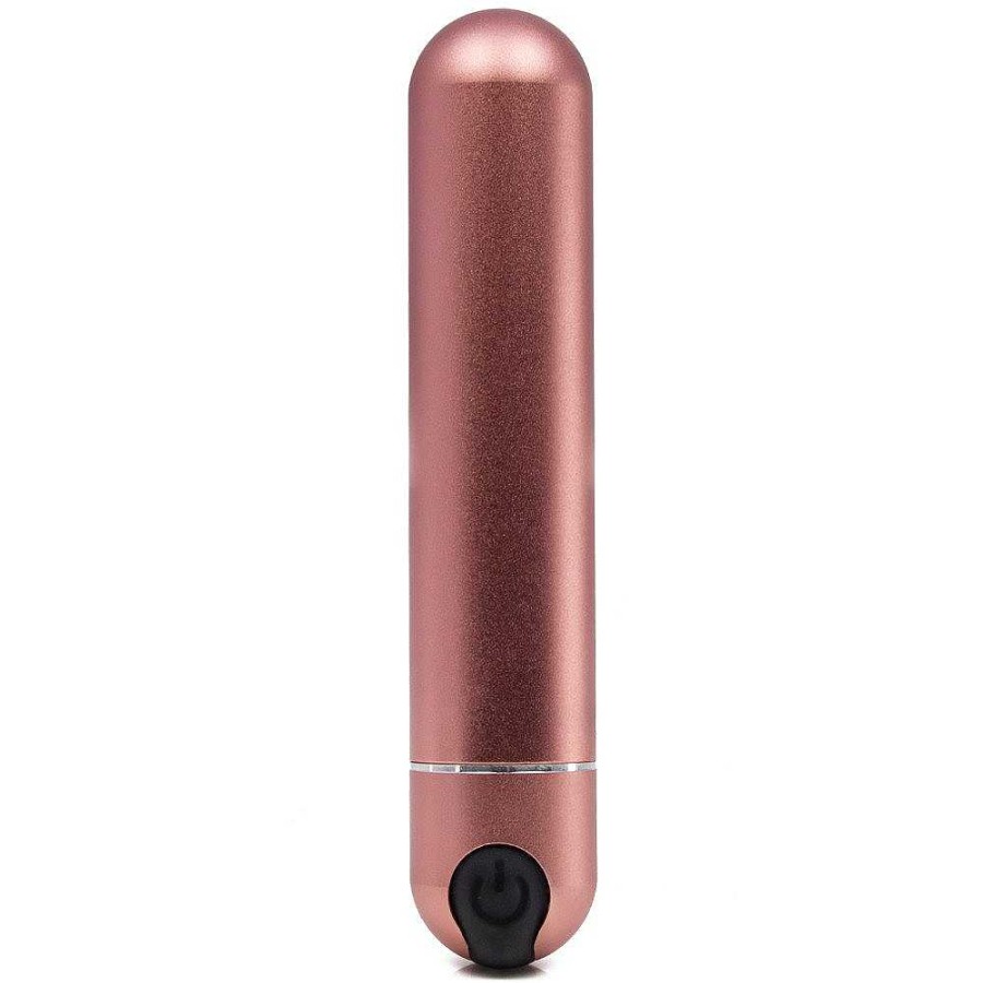 Bondara Bondara Sweet Talk 10 Function Metal Rechargeable Bullet Vibrator Rose Gold Vibrators