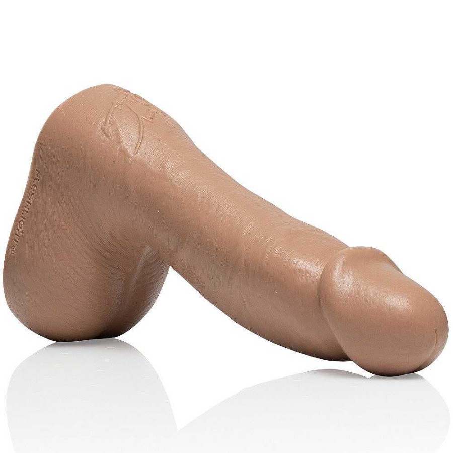 Fleshjack Fleshlight Guys Johnny Sins Silicone Realistic Dildo - 8.1 Inch Mid Tone Dildos