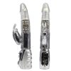 Bondara Elite Rabbit Vibrator Clear With Silver Base Vibrators