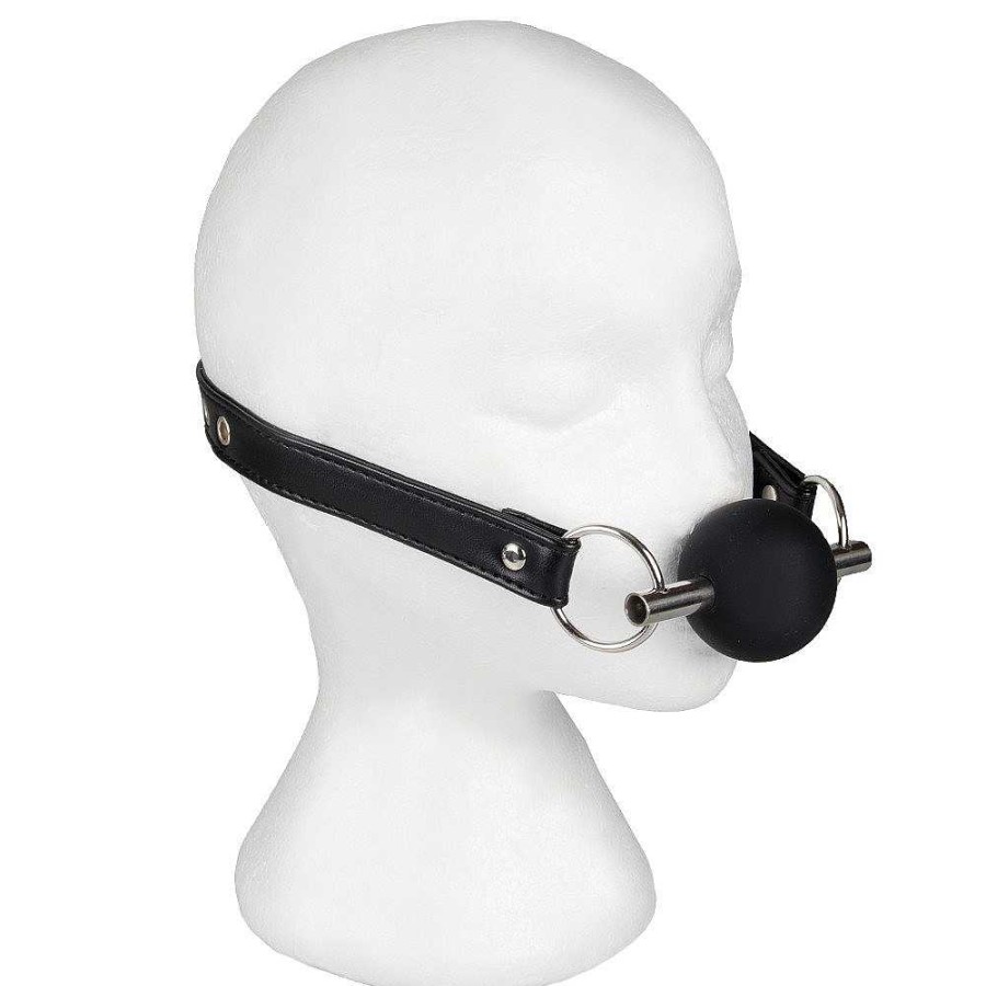 Bondara Bondara Bite Me Silicone Ball Gag Black Ball Gags & Mouth Gags