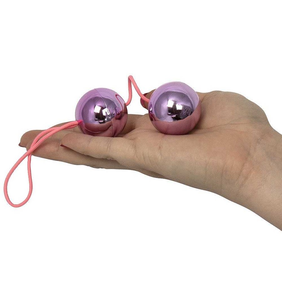 Bondara Super Orgasm Jiggle Balls - 52.5G Pink Love Eggs & Ben Wa Balls