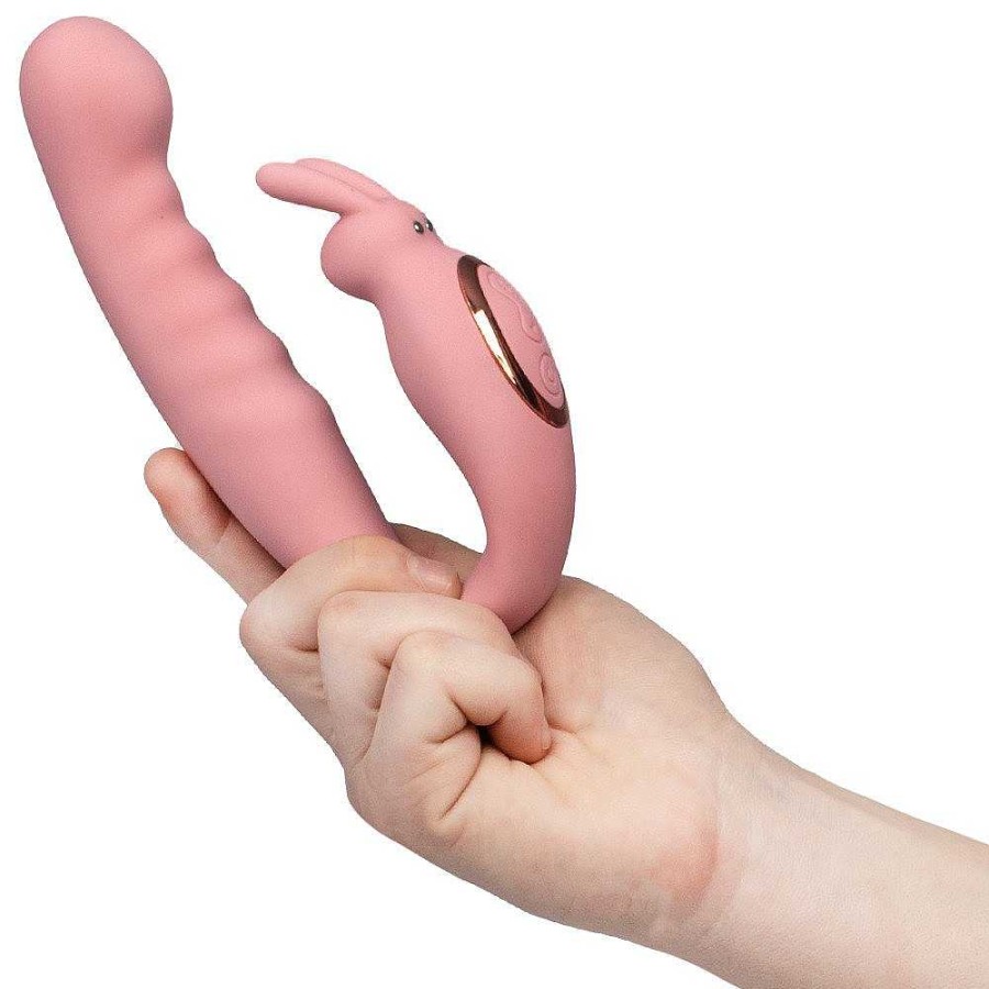 Bondara Bondara 12 Function Bendable Rabbit Vibrator Pink Vibrators