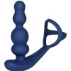 Bondara Bondara Spin Cycle 10 Function Rotating Anal Plug & Cock Ring Navy Anal Toys