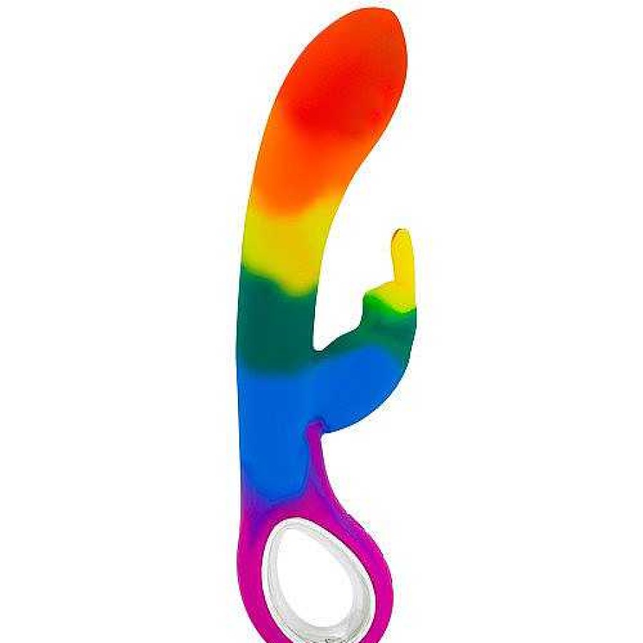 Bondara Bondara Silicone 10 Function Rabbit Vibrator Rainbow Vibrators