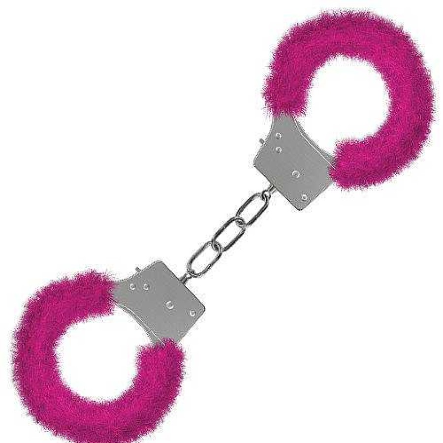 Bondara Ouch! Furry Beginner'S Handcuffs Pink Bondage Restraints & Handcuffs