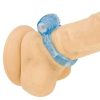 Bondara Bold Basics Blue Vibrating Cock Ring Brilliant Blue Sex Toys For Couples