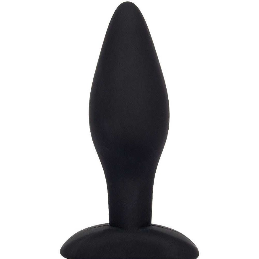 Bondara Bondara Wish You Were Rear Silicone Butt Plug - 3.5 Inch Black Butt Plugs