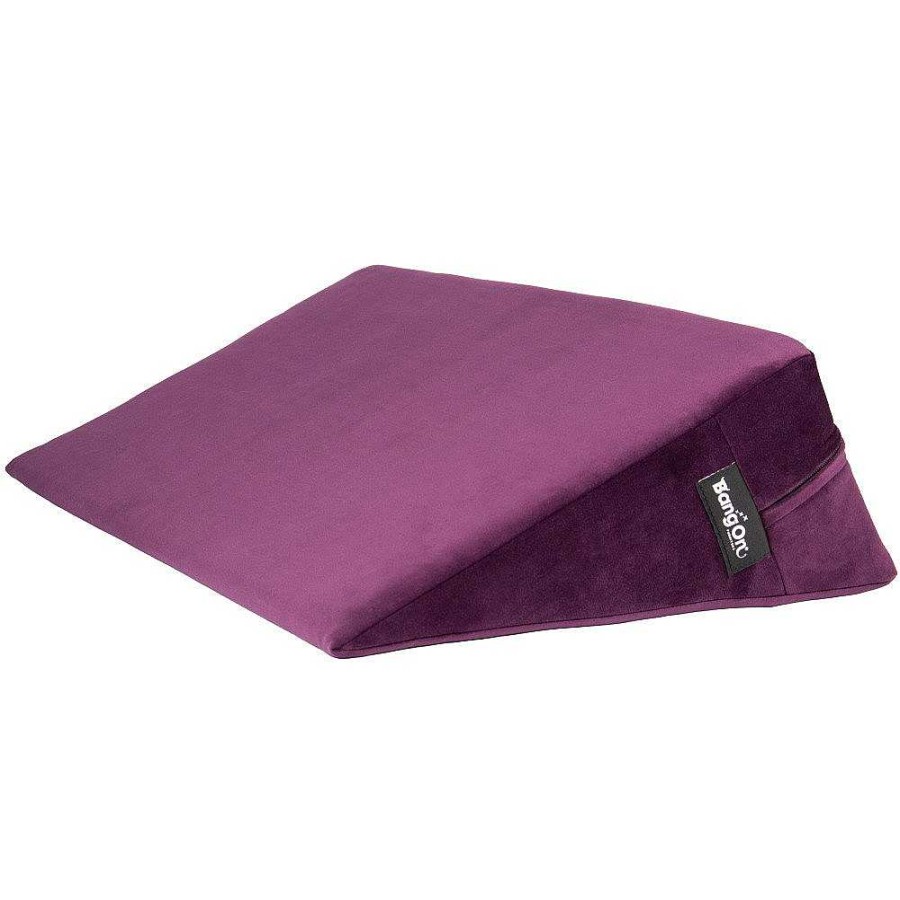 Bondara Bangon Small Wedge Sex Position Cushion Purple Bondage Equipment