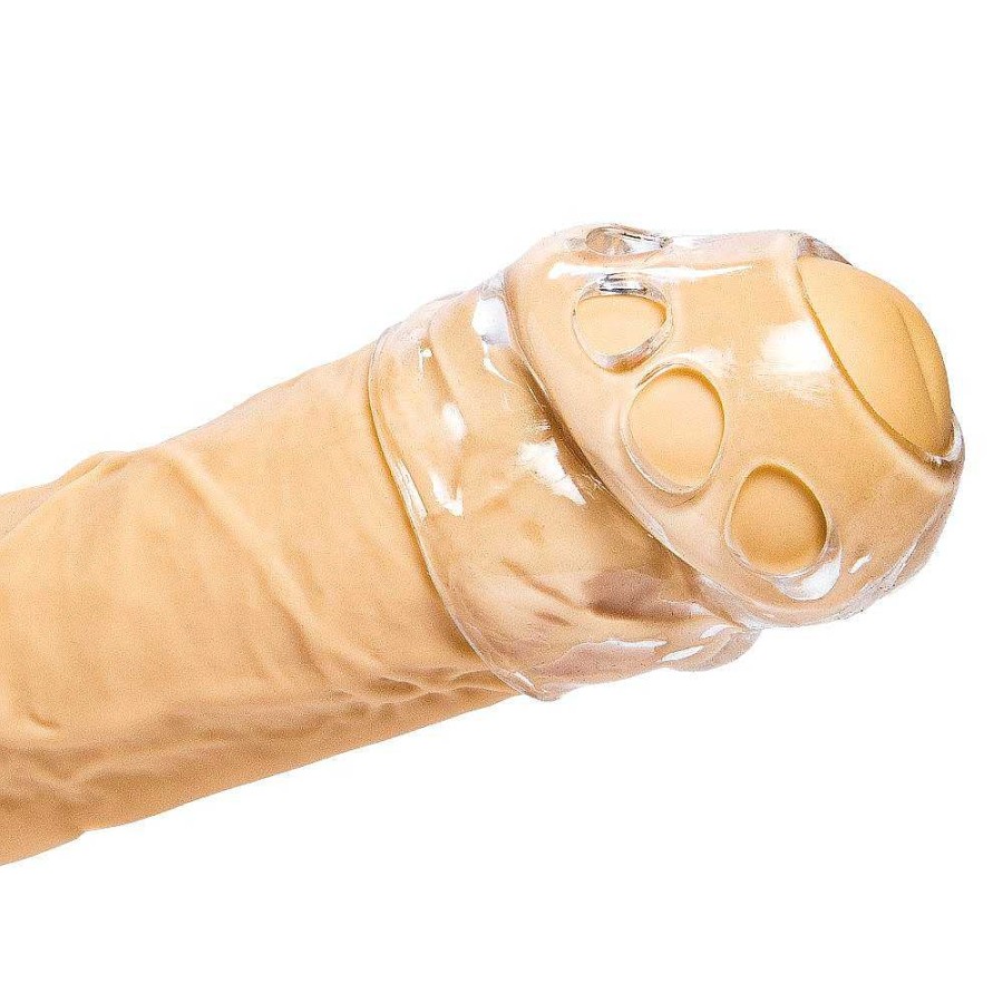 Bondara Bondara Just The Tip Tpr Penis Head Sleeve - 2.5 Inch Clear Male Sex Toys