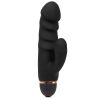 Bondara Bondara Silicone 20 Function Girthy Ridged Rabbit Vibrator Black Vibrators