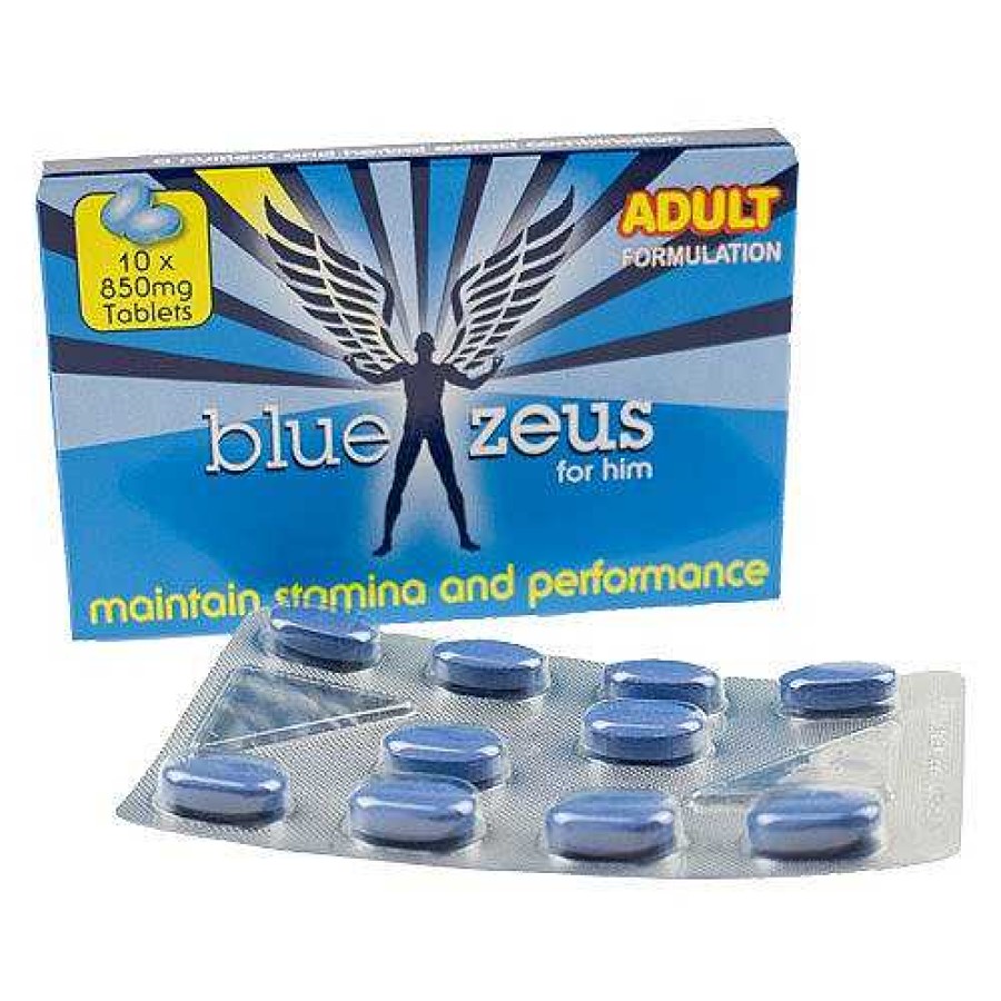 Bondara Blue Zeus Sexual Performance Pills - 10 Capsules Male Sex Aids