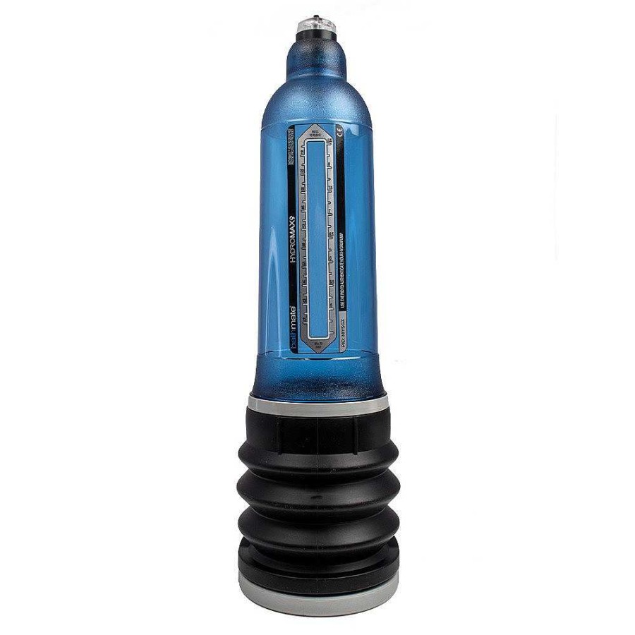 Bathmate Bathmate Hydromax7 Blue Penis Pump Black / Blue Transparent Cylinder Male Sex Toys