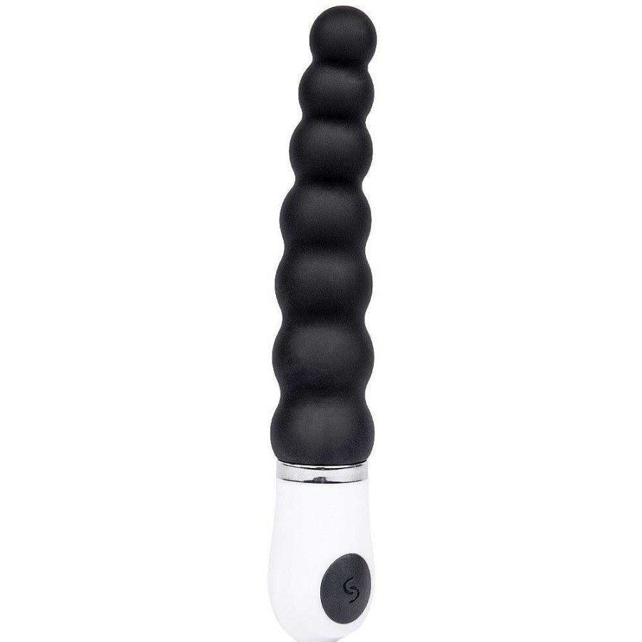 Bondara Bondara Bubble Bliss Silicone 7 Function Beaded G-Spot Vibrator Black Vibrators