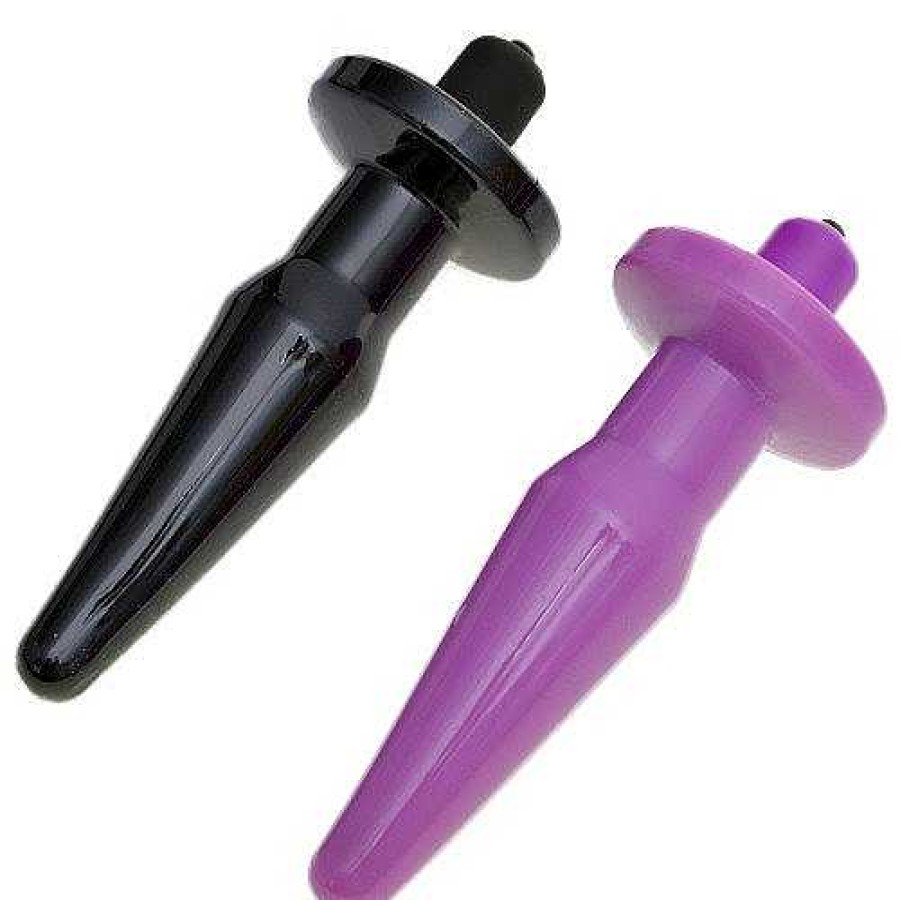 Bondara Essentials Super Vibrating Butt Plug - 5.5 Inch Black Or Purple Butt Plugs