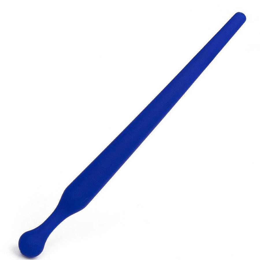 Bondara Bondara Pinpoint Navy Silicone Tapered Urethral Plug - 10Cm Blue Medical Play Toys