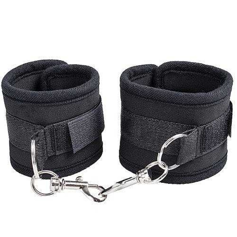 Bondara Bondara Soft Velcro Handcuffs Black Bondage Restraints & Handcuffs