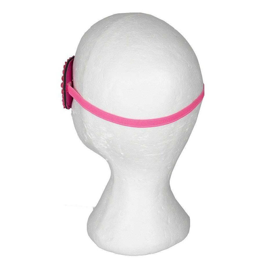 Bondara Bondara Sweet Treat Faux Leather Blindfold Pink Blindfolds, Hoods & Masks