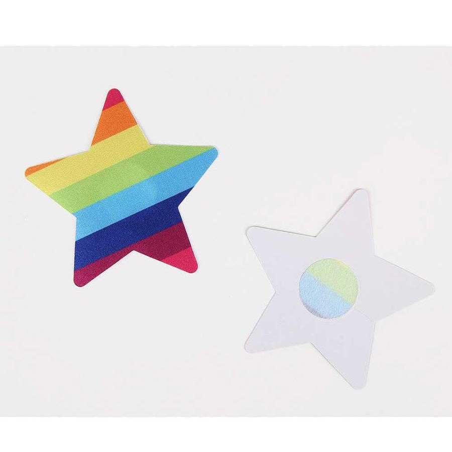 Bondara Bondara Superstar Star Nipple Pasties Rainbow Sexy Lingerie For Women