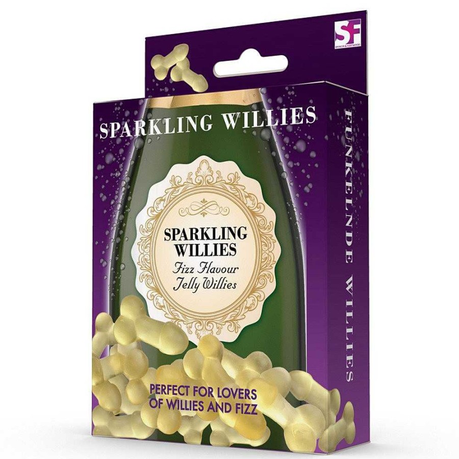 Bondara Sparkling Wine-Flavoured Jelly Willies Female Sex Aids