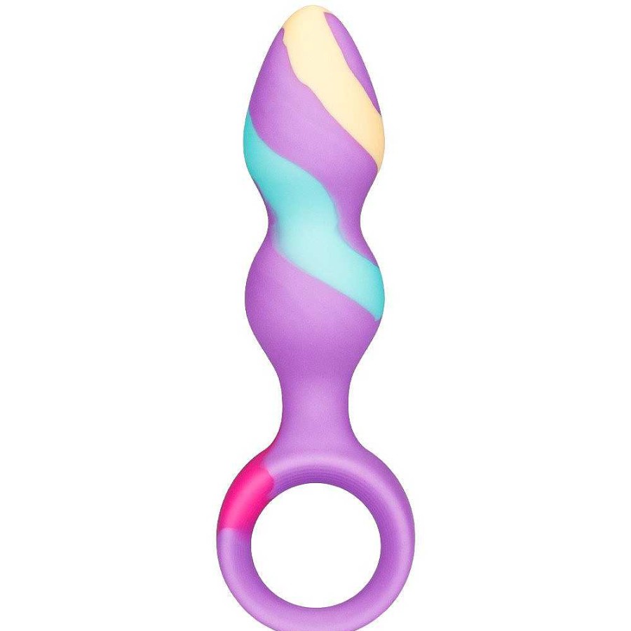 Bondara Bondara Arsercise Marble Silicone Butt Plug - 3.5 Or 4.2 Inch Mixed Anal Toys