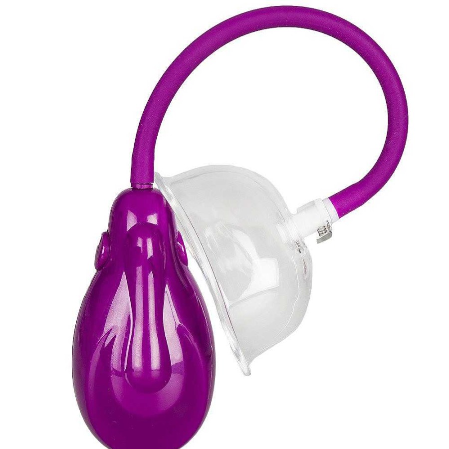 Bondara Bondara Enhance Purple Electronic Vagina Pump Clear Cup With Purple Tubing Nipple Toys & Clit Toys